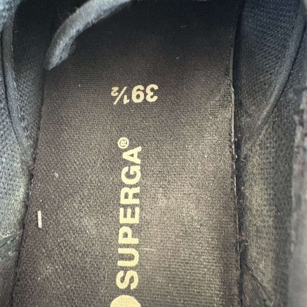 Superga 2750 corp classic black white size w81/2 m7 - Picture 4 of 7
